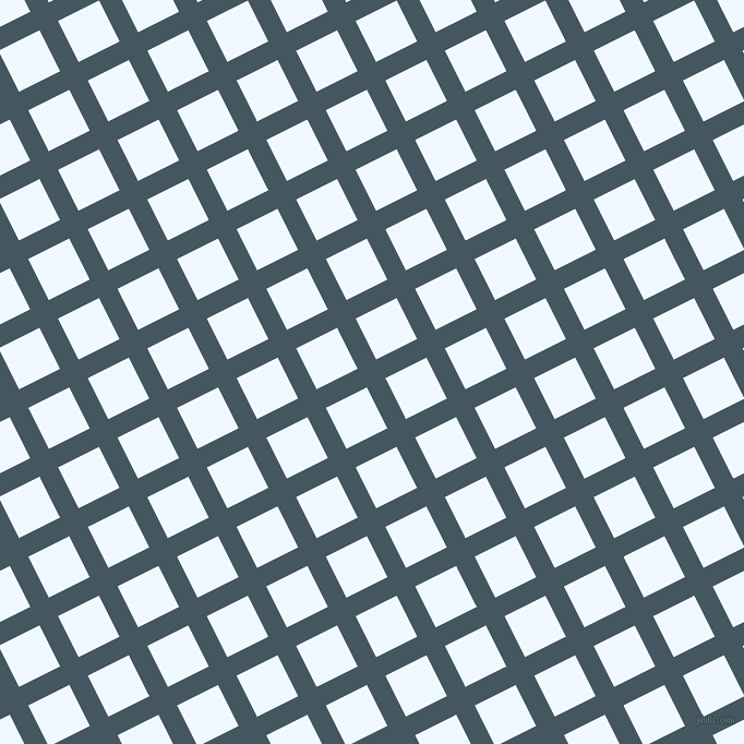 27/117 degree angle diagonal checkered chequered lines, 19 pixel lines width, 42 pixel square size, San Juan and Alice Blue plaid checkered seamless tileable
