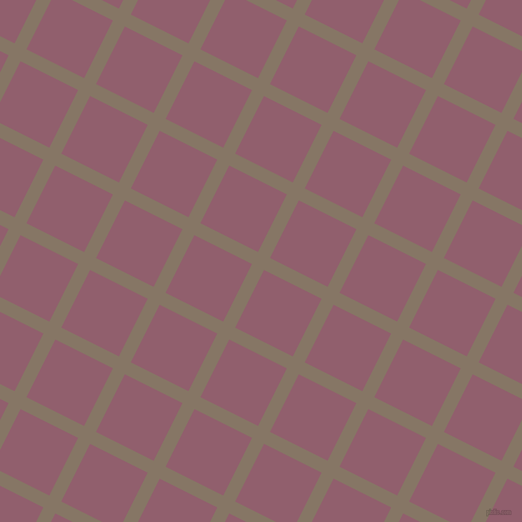 63/153 degree angle diagonal checkered chequered lines, 19 pixel lines width, 92 pixel square size, Sand Dune and Mauve Taupe plaid checkered seamless tileable