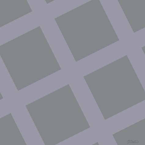 27/117 degree angle diagonal checkered chequered lines, 54 pixel lines width, 158 pixel square size, Santas Grey and Aluminium plaid checkered seamless tileable
