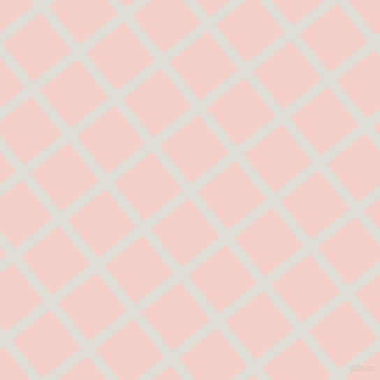 39/129 degree angle diagonal checkered chequered lines, 15 pixel line width, 70 pixel square size, Sea Fog and Coral Candy plaid checkered seamless tileable