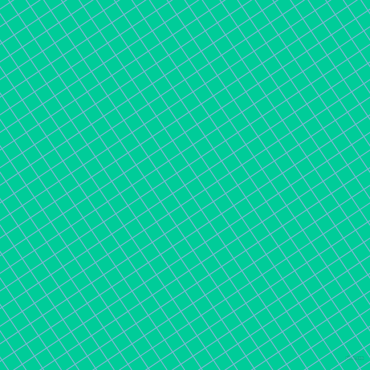 34/124 degree angle diagonal checkered chequered lines, 2 pixel lines width, 27 pixel square size, Seagull and Caribbean Green plaid checkered seamless tileable