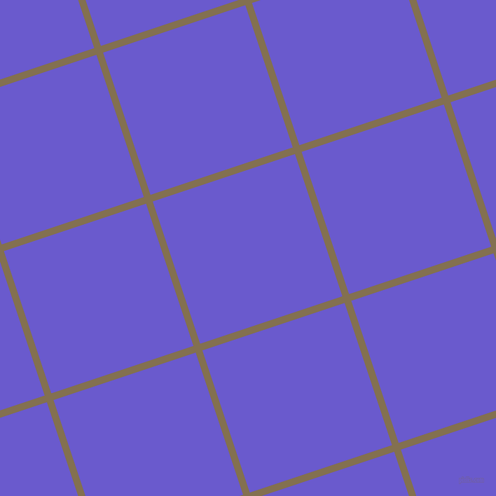 18/108 degree angle diagonal checkered chequered lines, 10 pixel line width, 214 pixel square size, Shadow and Slate Blue plaid checkered seamless tileable