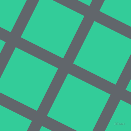 63/153 degree angle diagonal checkered chequered lines, 38 pixel line width, 162 pixel square size, Shuttle Grey and Shamrock plaid checkered seamless tileable