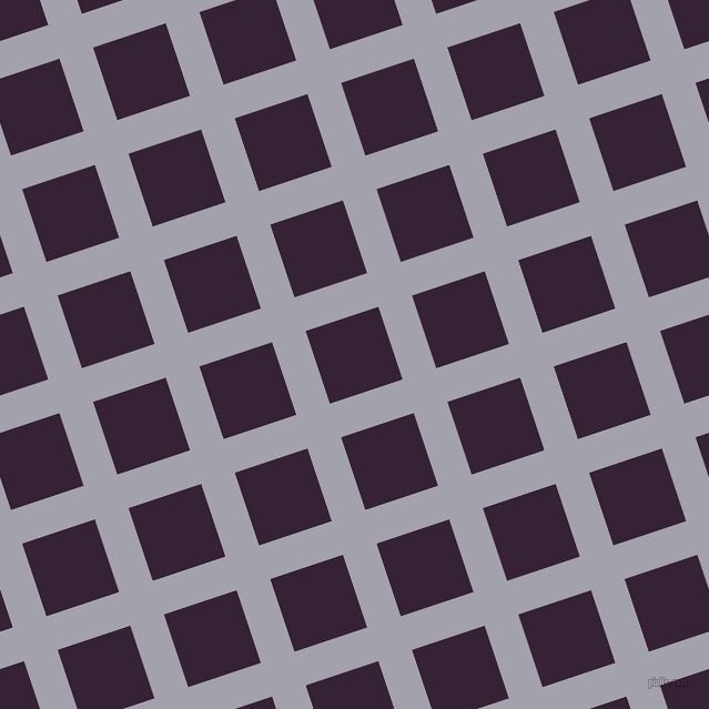 18/108 degree angle diagonal checkered chequered lines, 32 pixel line width, 69 pixel square size, Spun Pearl and Mardi Gras plaid checkered seamless tileable