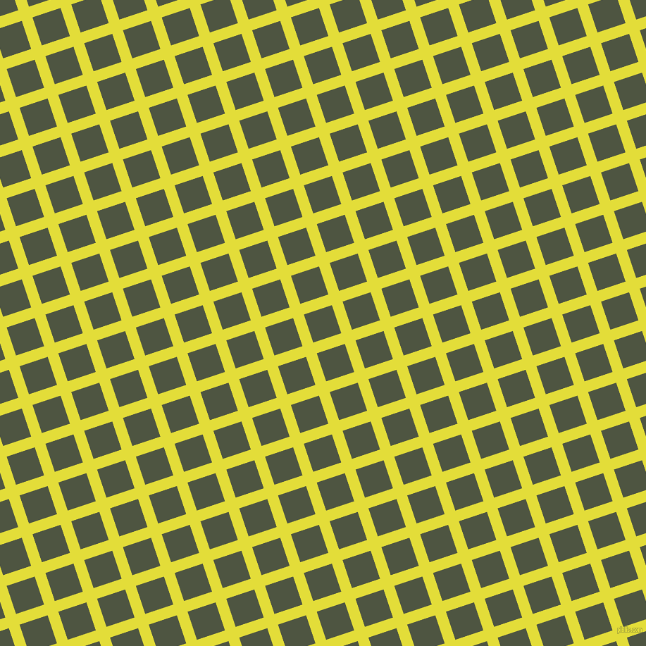 18/108 degree angle diagonal checkered chequered lines, 16 pixel lines width, 42 pixel square size, Starship and Lunar Green plaid checkered seamless tileable