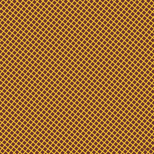 51/141 degree angle diagonal checkered chequered lines, 3 pixel lines width, 11 pixel square size, Sunglow and Kenyan Copper plaid checkered seamless tileable
