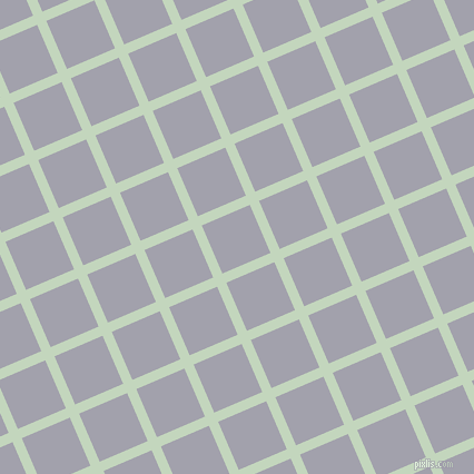 23/113 degree angle diagonal checkered chequered lines, 9 pixel line width, 47 pixel square size, Surf Crest and Spun Pearl plaid checkered seamless tileable