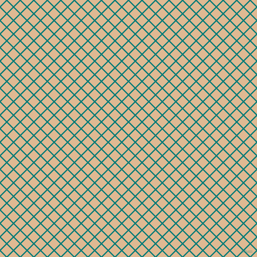 45/135 degree angle diagonal checkered chequered lines, 4 pixel line width, 27 pixel square size, Surfie Green and Pancho plaid checkered seamless tileable