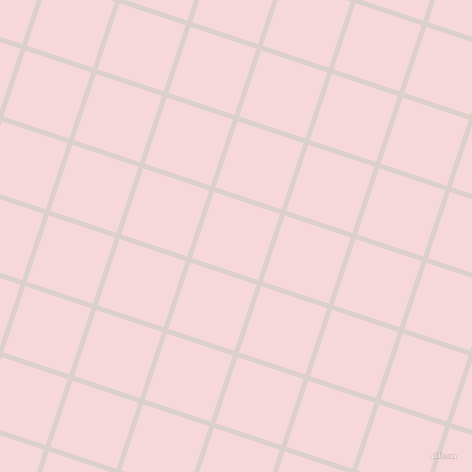 72/162 degree angle diagonal checkered chequered lines, 7 pixel lines width, 100 pixel square size, Swiss Coffee and Cherub plaid checkered seamless tileable