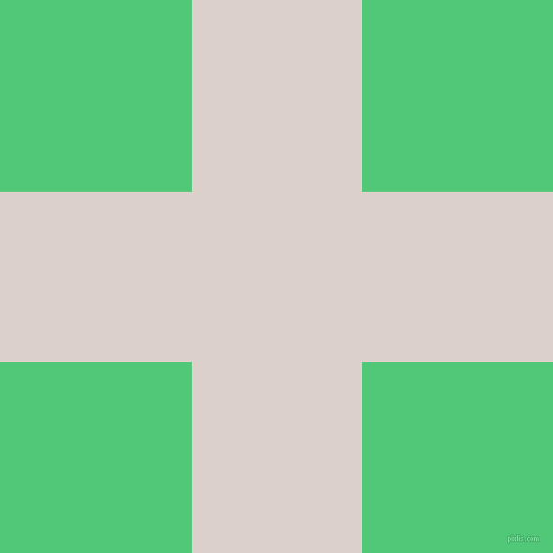 checkered chequered horizontal vertical lines, 189 pixel lines width, 425 pixel square size, Swiss Coffee and Emerald plaid checkered seamless tileable