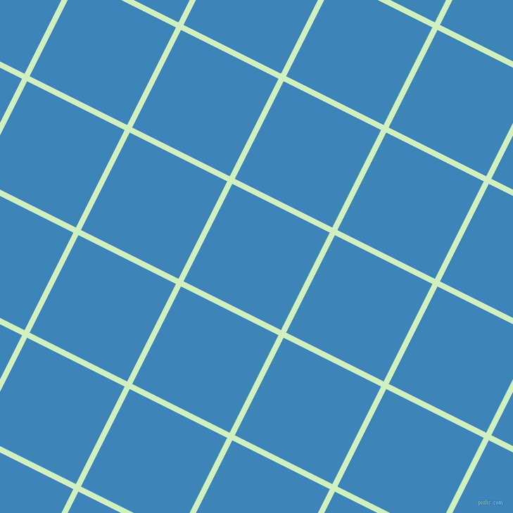 63/153 degree angle diagonal checkered chequered lines, 8 pixel line width, 155 pixel square size, Tea Green and Curious Blue plaid checkered seamless tileable
