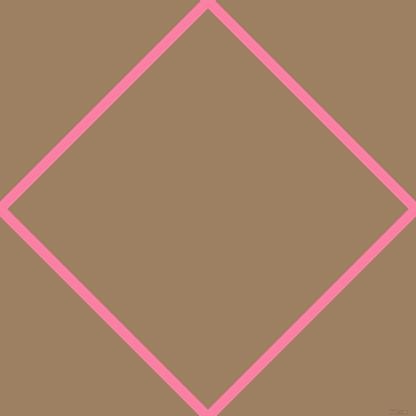 45/135 degree angle diagonal checkered chequered lines, 21 pixel line width, 573 pixel square size, Tickle Me Pink and Sorrell Brown plaid checkered seamless tileable