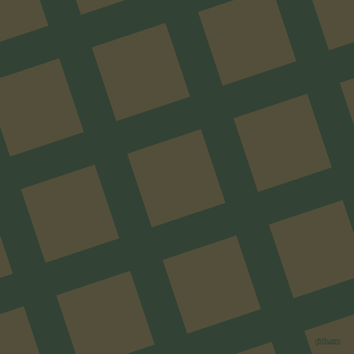 18/108 degree angle diagonal checkered chequered lines, 50 pixel line width, 113 pixel square size, Timber Green and Panda plaid checkered seamless tileable