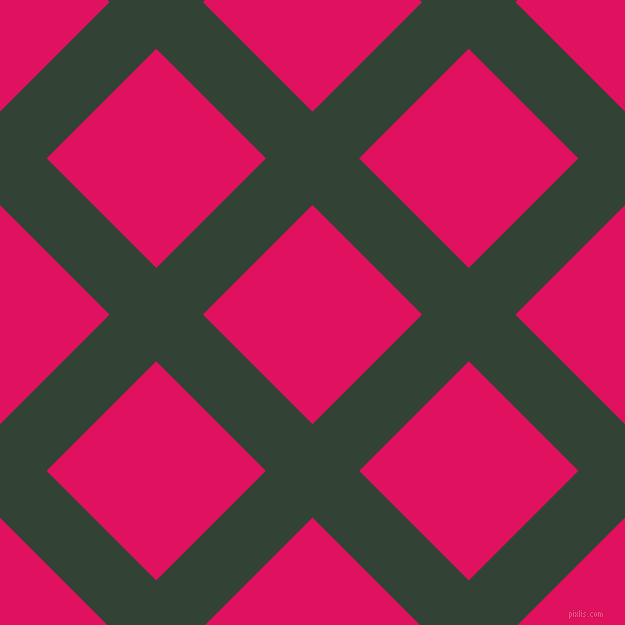 45/135 degree angle diagonal checkered chequered lines, 66 pixel lines width, 155 pixel square size, Timber Green and Ruby plaid checkered seamless tileable