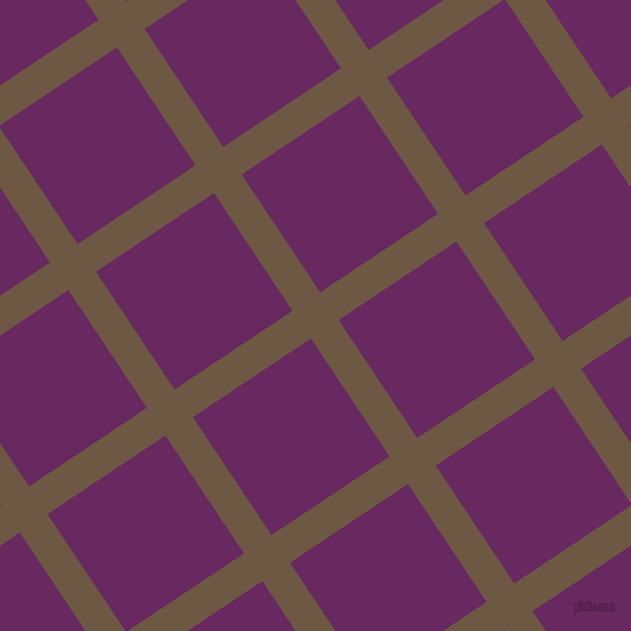 34/124 degree angle diagonal checkered chequered lines, 30 pixel lines width, 128 pixel square size, Tobacco Brown and Palatinate Purple plaid checkered seamless tileable