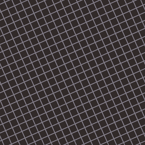 24/114 degree angle diagonal checkered chequered lines, 3 pixel lines width, 21 pixel square size, Topaz and Livid Brown plaid checkered seamless tileable