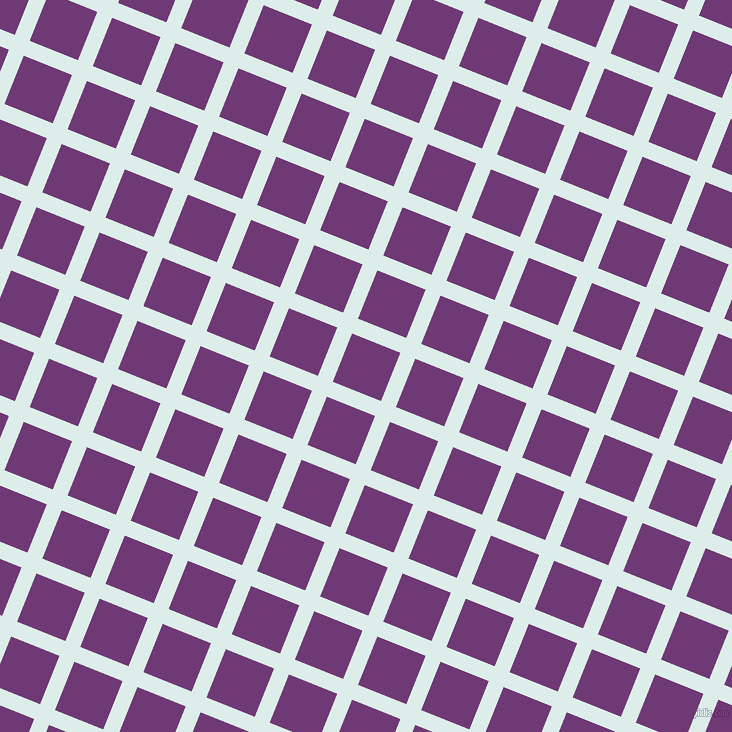 68/158 degree angle diagonal checkered chequered lines, 16 pixel line width, 52 pixel square size, Tranquil and Eminence plaid checkered seamless tileable