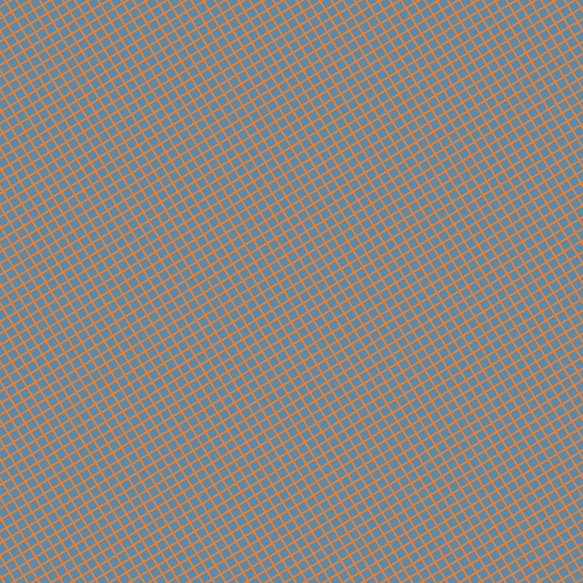 31/121 degree angle diagonal checkered chequered lines, 2 pixel lines width, 8 pixel square size, Tree Poppy and Air Force Blue plaid checkered seamless tileable