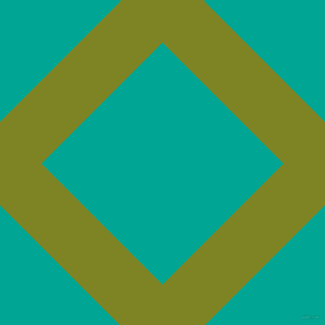 45/135 degree angle diagonal checkered chequered lines, 120 pixel lines width, 349 pixel square size, Trendy Green and Persian Green plaid checkered seamless tileable