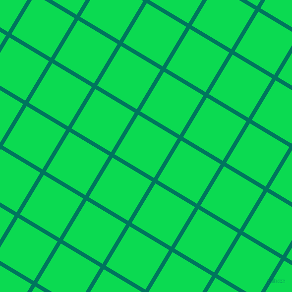 59/149 degree angle diagonal checkered chequered lines, 8 pixel line width, 93 pixel square size, Tropical Rain Forest and Malachite plaid checkered seamless tileable