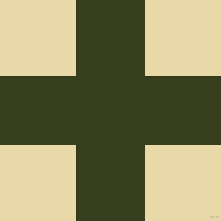 checkered chequered horizontal vertical lines, 240 pixel line width, 533 pixel square size, Turtle Green and Sidecar plaid checkered seamless tileable