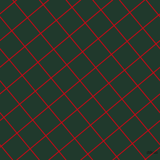 40/130 degree angle diagonal checkered chequered lines, 3 pixel line width, 65 pixel square size, Venetian Red and Palm Green plaid checkered seamless tileable
