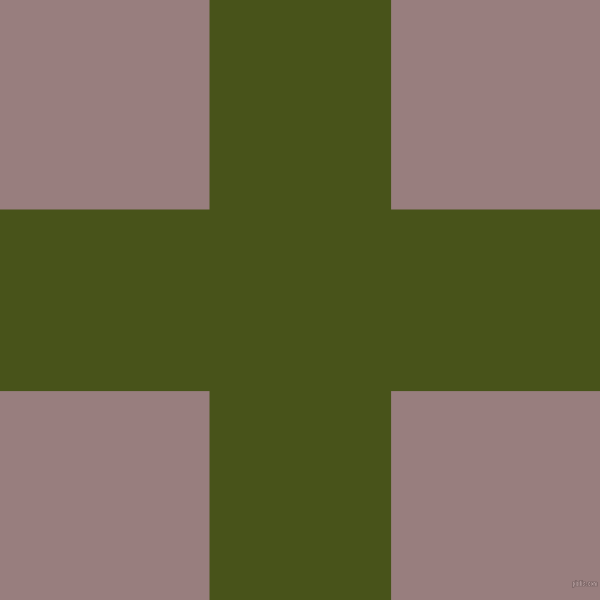 checkered chequered horizontal vertical lines, 255 pixel lines width, 587 pixel square size, Verdun Green and Opium plaid checkered seamless tileable