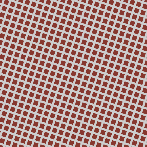72/162 degree angle diagonal checkered chequered lines, 7 pixel lines width, 15 pixel square size, Very Light Grey and Crab Apple plaid checkered seamless tileable