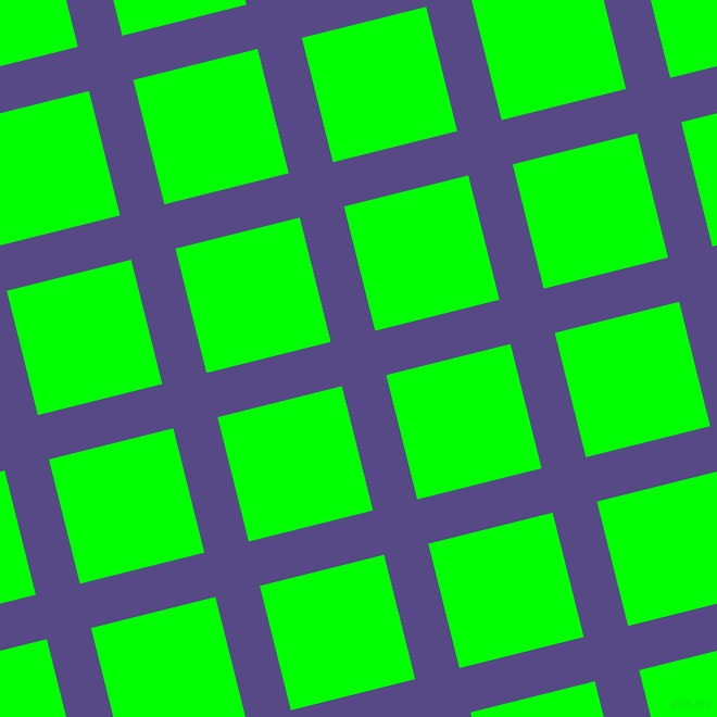 14/104 degree angle diagonal checkered chequered lines, 42 pixel lines width, 118 pixel square size, Victoria and Lime plaid checkered seamless tileable