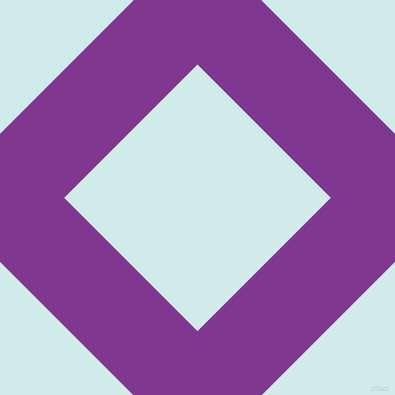 45/135 degree angle diagonal checkered chequered lines, 187 pixel line width, 389 pixel square size, Vivid Violet and Oyster Bay plaid checkered seamless tileable