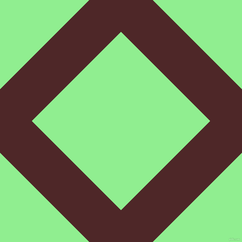 45/135 degree angle diagonal checkered chequered lines, 148 pixel line width, 416 pixel square size, Volcano and Light Green plaid checkered seamless tileable