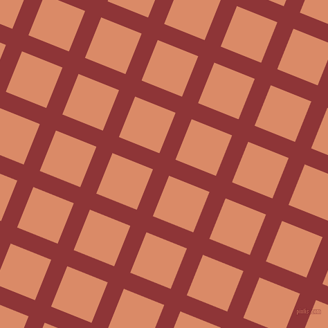 68/158 degree angle diagonal checkered chequered lines, 25 pixel lines width, 63 pixel square size, Well Read and Copper plaid checkered seamless tileable