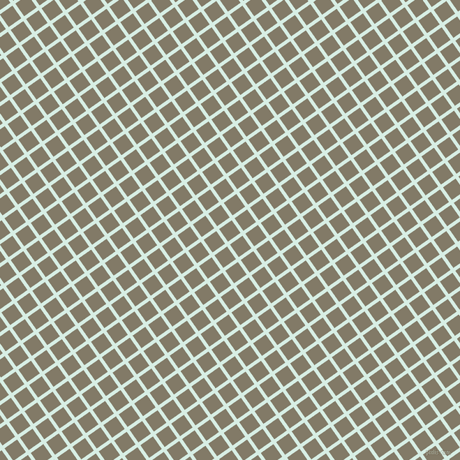 35/125 degree angle diagonal checkered chequered lines, 5 pixel line width, 22 pixel square size, White Ice and Arrowtown plaid checkered seamless tileable