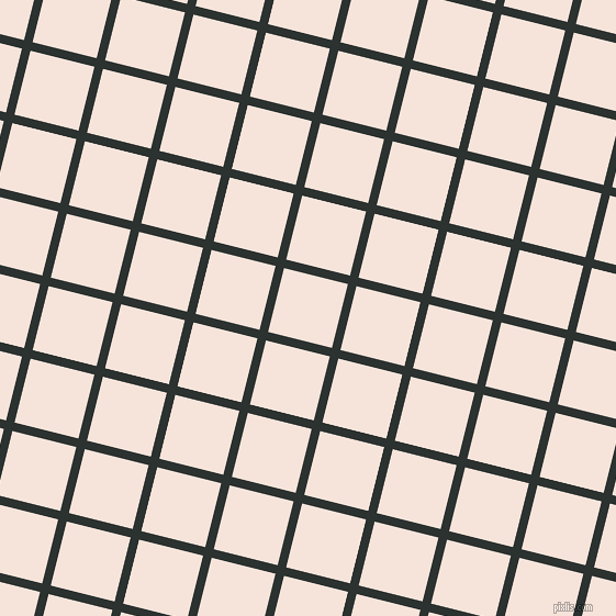 76/166 degree angle diagonal checkered chequered lines, 8 pixel line width, 60 pixel square size, Woodsmoke and Provincial Pink plaid checkered seamless tileable