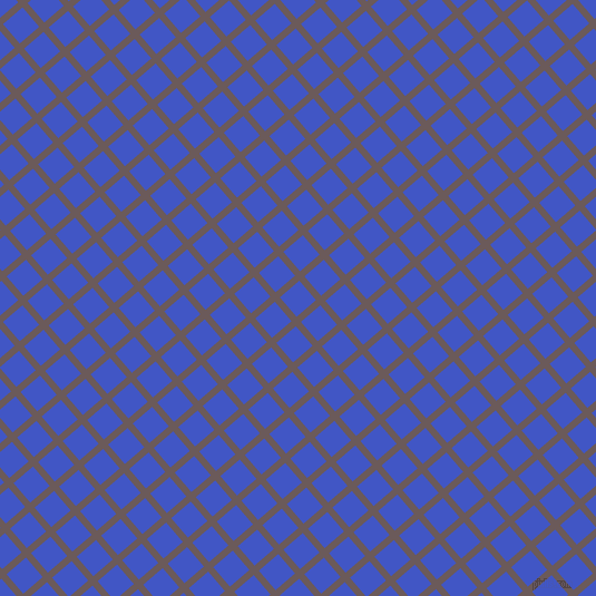 41/131 degree angle diagonal checkered chequered lines, 6 pixel line width, 23 pixel square size, Zambezi and Free Speech Blue plaid checkered seamless tileable