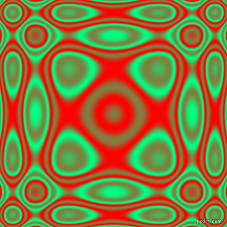 , Spring Green and Red plasma wave seamless tileable