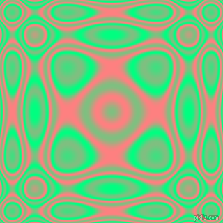 , Spring Green and Salmon plasma wave seamless tileable