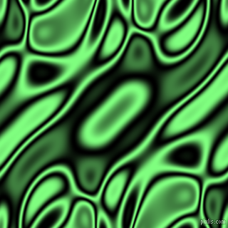 , Black and Mint Green plasma waves seamless tileable
