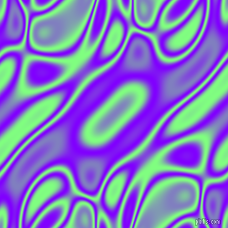 Electric Indigo and Mint Green plasma waves seamless tileable