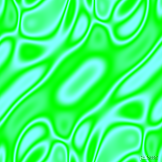 Lime and Electric Blue plasma waves seamless tileable