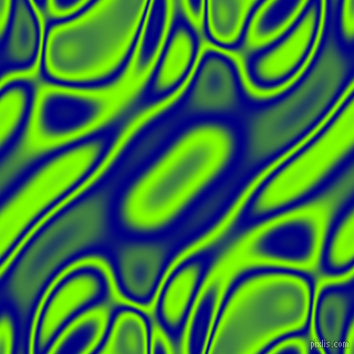 Navy and Chartreuse plasma waves seamless tileable