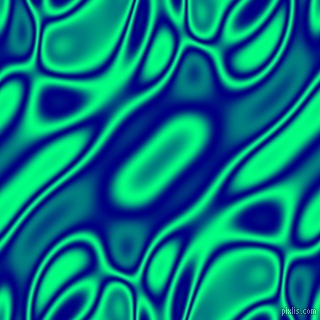 , Navy and Spring Green plasma waves seamless tileable
