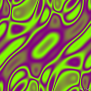 , Purple and Chartreuse plasma waves seamless tileable