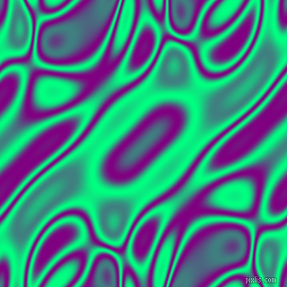 Spring Green and Purple plasma waves seamless tileable