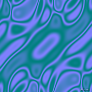 Teal and Light Slate Blue plasma waves seamless tileable