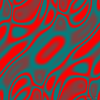 , Teal and Red plasma waves seamless tileable
