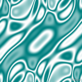 Teal and White plasma waves seamless tileable