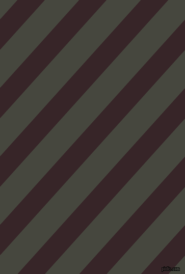 48 degree angle lines stripes, 40 pixel line width, 50 pixel line spacing, Aubergine and Heavy Metal stripes and lines seamless tileable