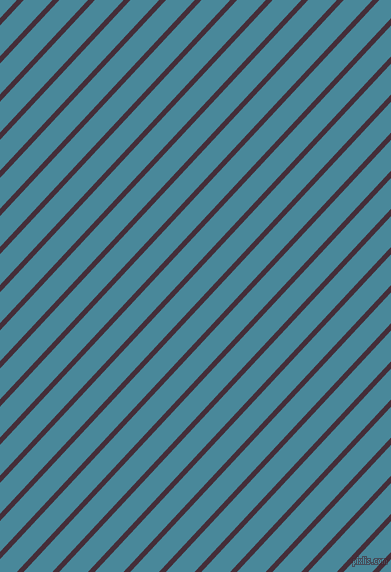 47 degree angle lines stripes, 5 pixel line width, 21 pixel line spacing, Barossa and Hippie Blue stripes and lines seamless tileable