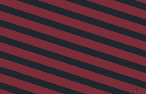 162 degree angle lines stripes, 21 pixel line width, 27 pixel line spacing, Black Pearl and Paprika stripes and lines seamless tileable